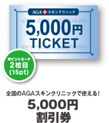 5,000円割引券